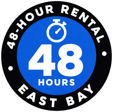 48-hour rental, East Bay